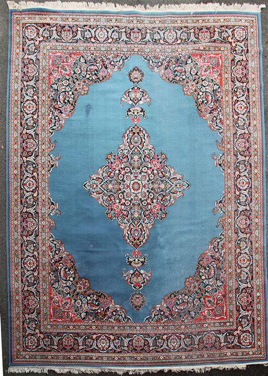 A Persian Tabriz style carpet, 12ft 8in by 9ft 11in.